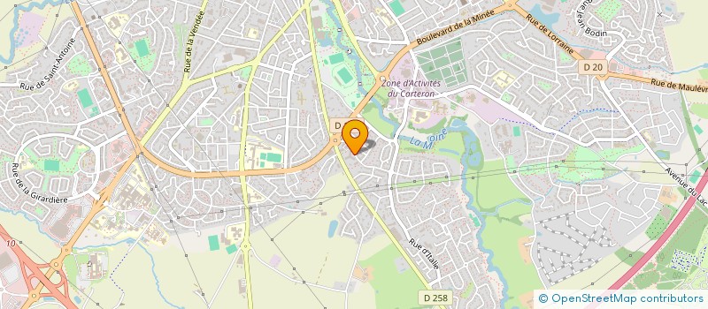 localisation de l'entreprise INDIVISION BREYTON - GRIPPON  CHOLET