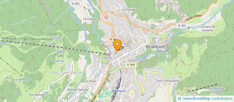 localisation de l'entreprise INDIVISION BRIANCON AU CHARME DES NEIGES à BRIANCON