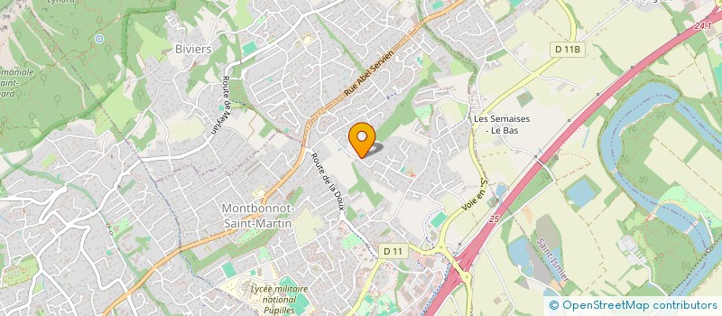 localisation de l'entreprise INDIVISION BRIANCON THIERRY ET CELINE  MONTBONNOT-SAINT-MARTIN