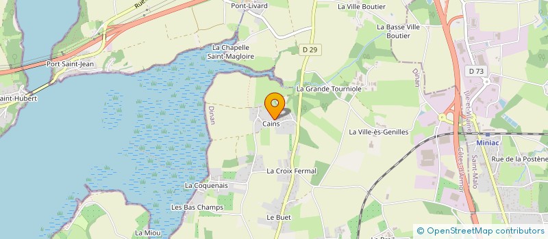 localisation de l'entreprise INDIVISION BRIAND DENIS à PLEUDIHEN-SUR-RANCE