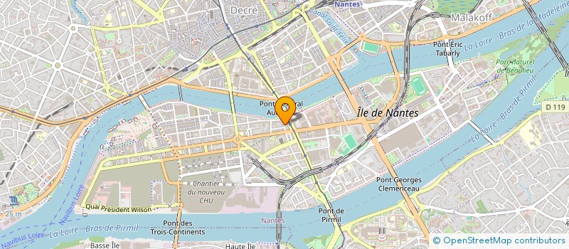 localisation de l'entreprise INDIVISION BRIAND ET ALSATE-MONTAGNE  NANTES