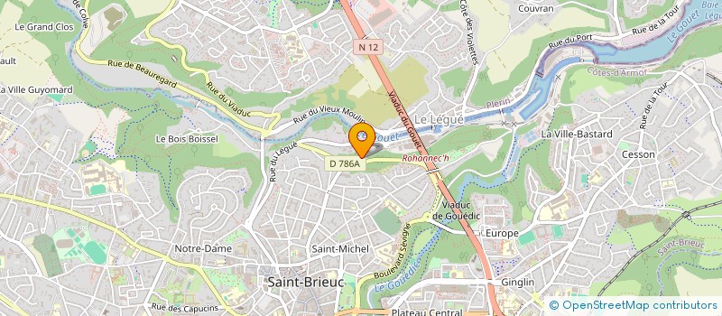 localisation de l'entreprise INDIVISION BRIANTAIS à SAINT-BRIEUC