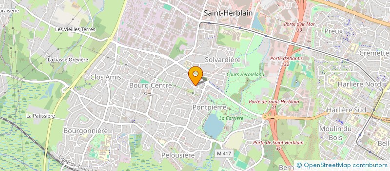 localisation de l'entreprise INDIVISION BRICAULT-NDEIKOUNDAM  SAINT-HERBLAIN