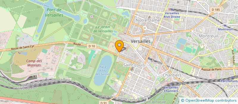 localisation de l'entreprise INDIVISION BRIEST PEREZ  VERSAILLES