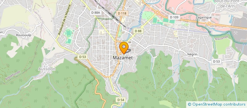 localisation de l'entreprise INDIVISION BRIEU à MAZAMET