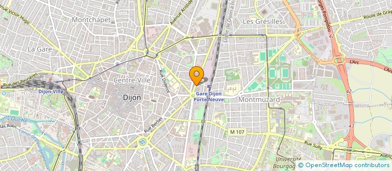 localisation de l'entreprise INDIVISION BRIEZ HUBLART à DIJON