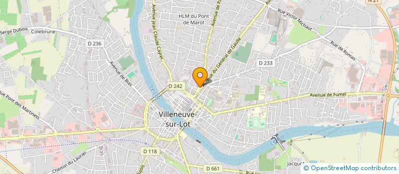 localisation de l'entreprise INDIVISION BRIGNOL  VILLENEUVE-SUR-LOT