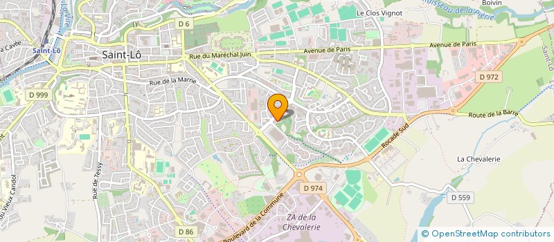 localisation de l'entreprise INDIVISION BRIGNOU  SAINT-LO