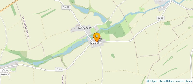 localisation de l'entreprise INDIVISION BRION GUINOT ADELINE ET BRION RICHARD  LA CHAPELLE-FELCOURT