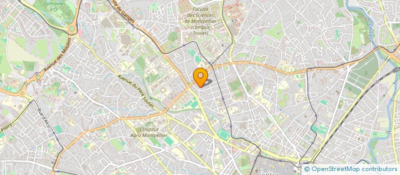 localisation de l'entreprise INDIVISION BRISSAC M-JEANNE ET HENRIETTE à MONTPELLIER