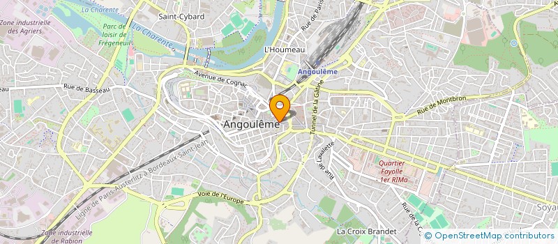 localisation de l'entreprise INDIVISION BRISSET à ANGOULEME