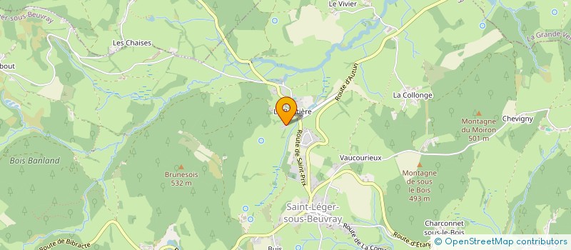 localisation de l'entreprise INDIVISION BRITSCH  SAINT-LEGER-SOUS-BEUVRAY