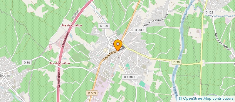 localisation de l'entreprise INDIVISION BRIVES  PAULHAN