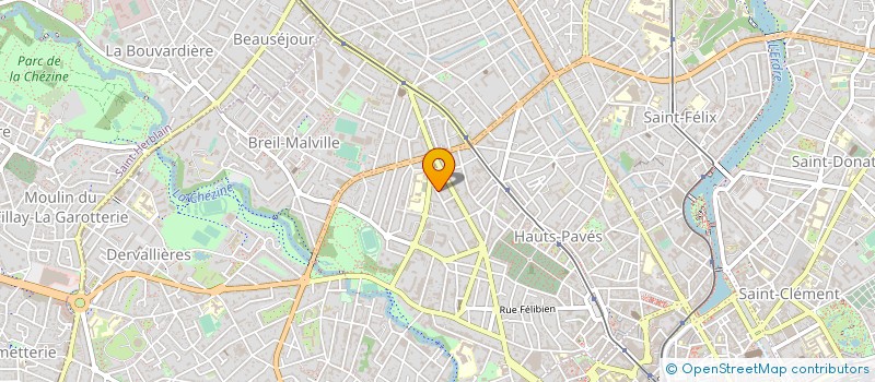 localisation de l'entreprise INDIVISION BROCHARD PETIT METIVIER à NANTES