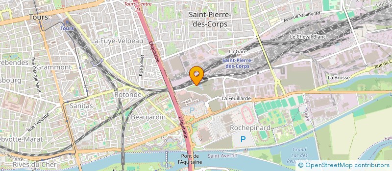 localisation de l'entreprise INDIVISION BROCHERIOU  SAINT-PIERRE-DES-CORPS