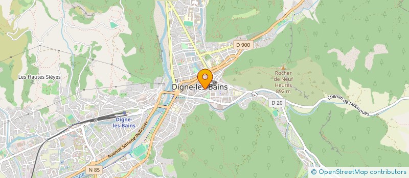 localisation de l'entreprise INDIVISION BROCHIER à DIGNE-LES-BAINS