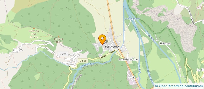 localisation de l'entreprise INDIVISION BROCHIER CHOLLET à LES DEUX ALPES