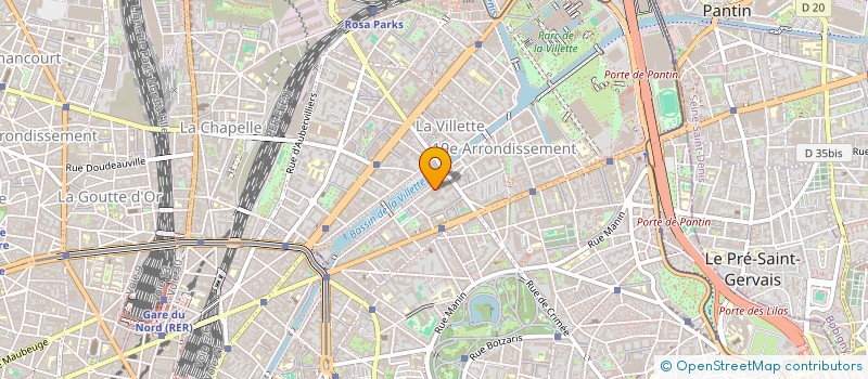 localisation de l'entreprise INDIVISION BROCHOIRE EDGARD PENCHE PEDEBERNADE  PARIS