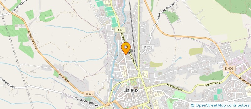 localisation de l'entreprise INDIVISION BRODIER  LISIEUX