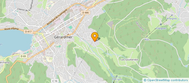 localisation de l'entreprise INDIVISION BROGARD-KLEIN  GERARDMER