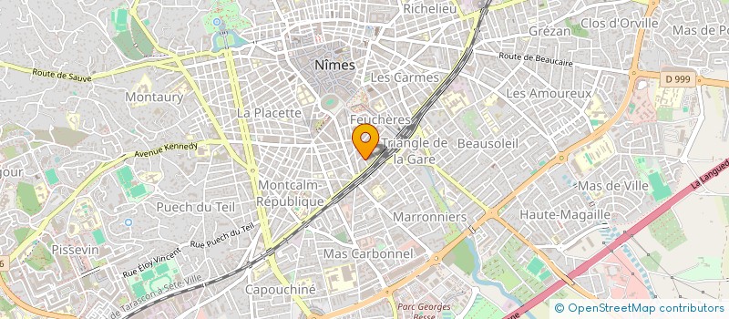 localisation de l'entreprise INDIVISION BROIZAT PETRIGNET  NIMES