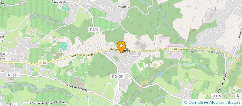 localisation de l'entreprise INDIVISION BROTET CHAVANSOT  CAMBLANES-ET-MEYNAC