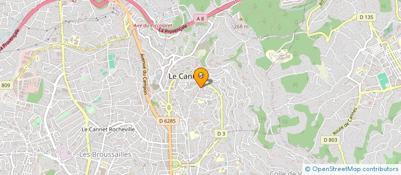 localisation de l'entreprise INDIVISION BROUARDELLE - COTELLE à LE CANNET