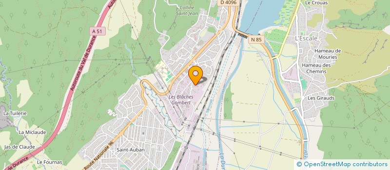 localisation de l'entreprise INDIVISION BROUCHON  CHATEAU-ARNOUX-SAINT-AUBAN