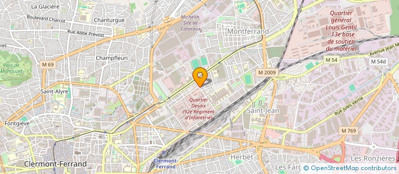 localisation de l'entreprise INDIVISION BROUILLAT  CLERMONT-FERRAND