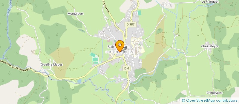 localisation de l'entreprise INDIVISION BROUZET à SAINTE-EULALIE