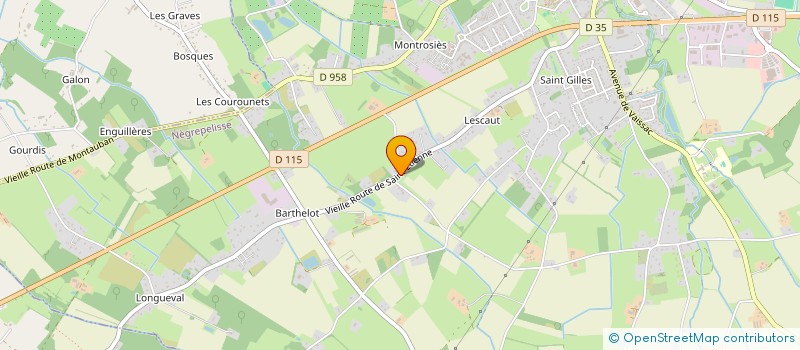 localisation de l'entreprise INDIVISION BRU  NEGREPELISSE