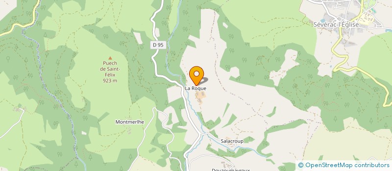 localisation de l'entreprise INDIVISION BRU EMILE ET ELISE  LAISSAC-SEVERAC L'EGLISE