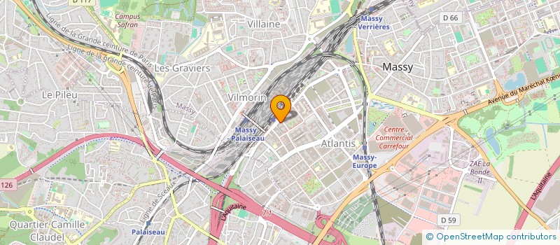 localisation de l'entreprise INDIVISION BRULE- BADEN  MASSY