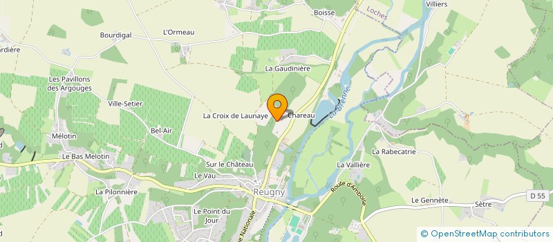 localisation de l'entreprise INDIVISION BRUN BULTEL  NEUILLE LE LIERRE