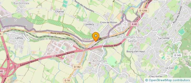 localisation de l'entreprise INDIVISION BRUN CHAUTEMPS  ARCHAMPS