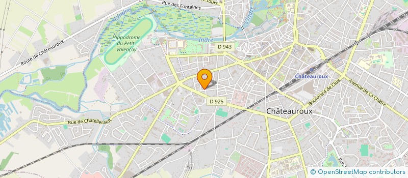 localisation de l'entreprise INDIVISION BRUN POUGET à CHATEAUROUX