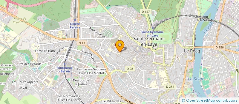 localisation de l'entreprise INDIVISION BRUNEAU  SAINT-GERMAIN-EN-LAYE