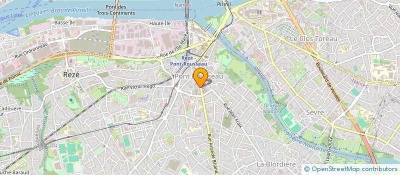 localisation de l'entreprise INDIVISION BRUNEAU  REZE