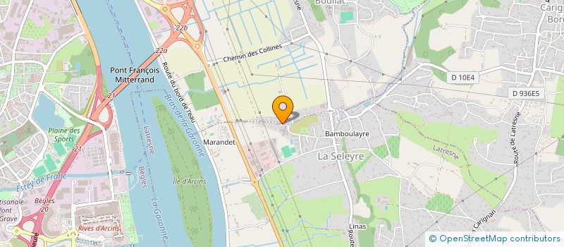 localisation de l'entreprise INDIVISION BRUNEL GAZAN  LATRESNE