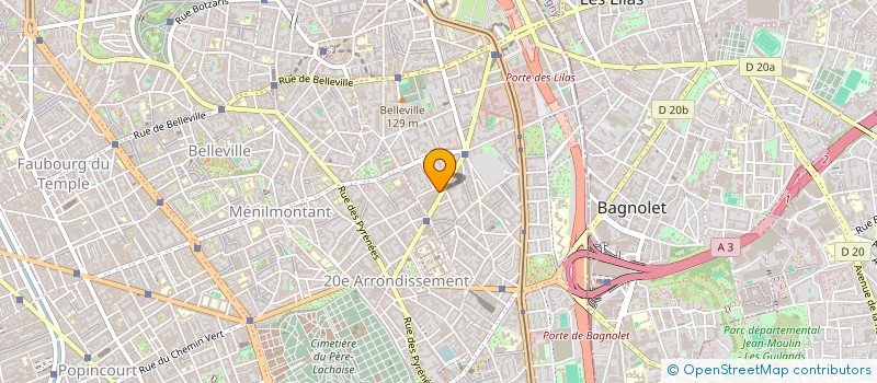 localisation de l'entreprise INDIVISION BRUNET  PARIS