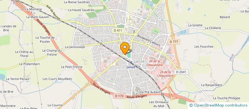 localisation de l'entreprise INDIVISION BRUNET*ARMAND/  JANZE