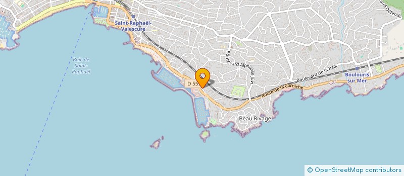 localisation de l'entreprise INDIVISION BRUNET DOLLEANS-GUYARD  SAINT-RAPHAEL