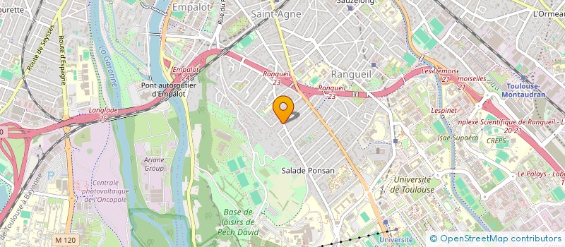 localisation de l'entreprise INDIVISION BRUNET-MERIT  TOULOUSE