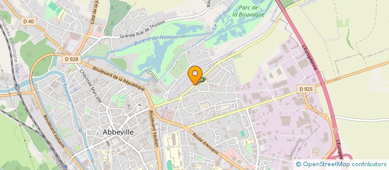 localisation de l'entreprise INDIVISION BRUYER BENAHMED à ABBEVILLE
