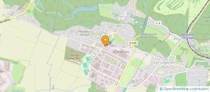 localisation de l'entreprise INDIVISION BUC  BUC