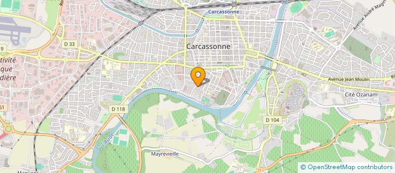 localisation de l'entreprise INDIVISION BUGAT ET NIE à CARCASSONNE