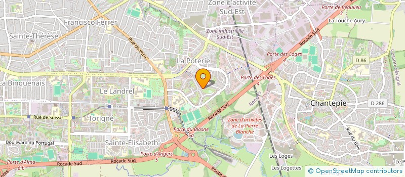 localisation de l'entreprise INDIVISION BUGEAUD / GROSSET  RENNES