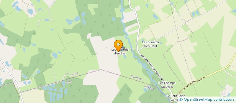 localisation de l'entreprise INDIVISION BUGES JATTEAU à COULLONS