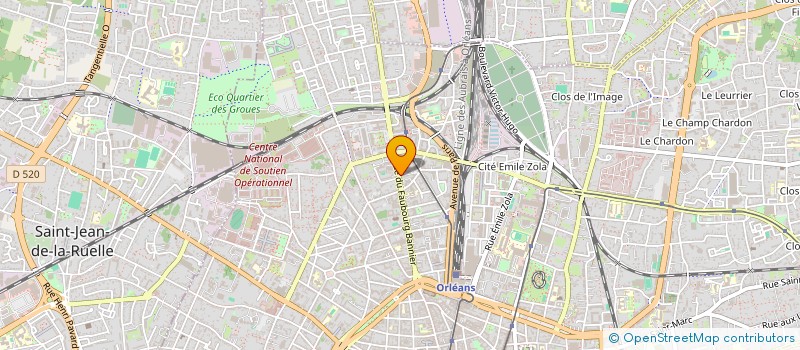 localisation de l'entreprise INDIVISION BUIRE - BOENNEC  ORLEANS