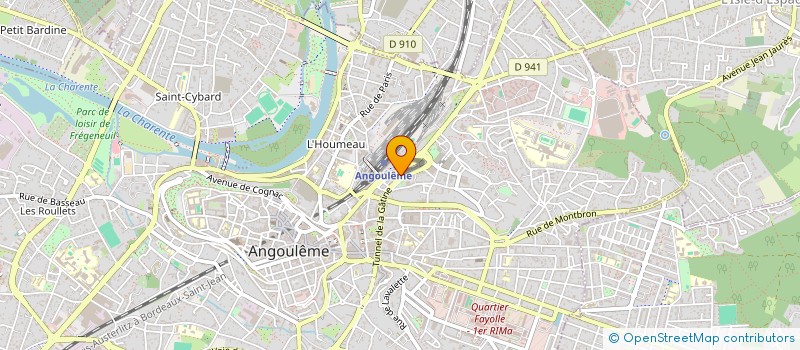 localisation de l'entreprise INDIVISION BUISSON à ANGOULEME